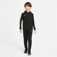 Nike Dry Academy Tracksuit Kids Black Gold White