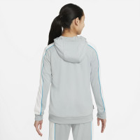 Nike Hoodie Tracksuit Academy Kids Light Grey White