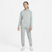 Nike Hoodie Tracksuit Academy Kids Light Grey White