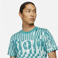 Nike Training Shirt Academy Blue Turquoise White