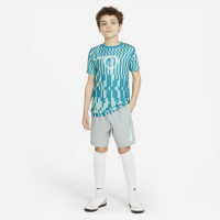 Nike Kids Trainingsshirt Dry Academy Blauw Turquoise Wit