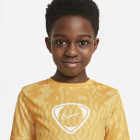 Nike Kids Training Shirt Academy Gold Yellow White
