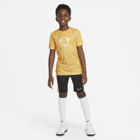 Nike Kids Trainingsshirt Academy Goud Geel Wit