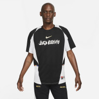 Nike F.C. Home Football Shirt Black White Gold